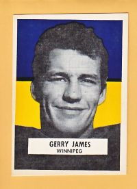 Gerry James Blue Bombers Football Card